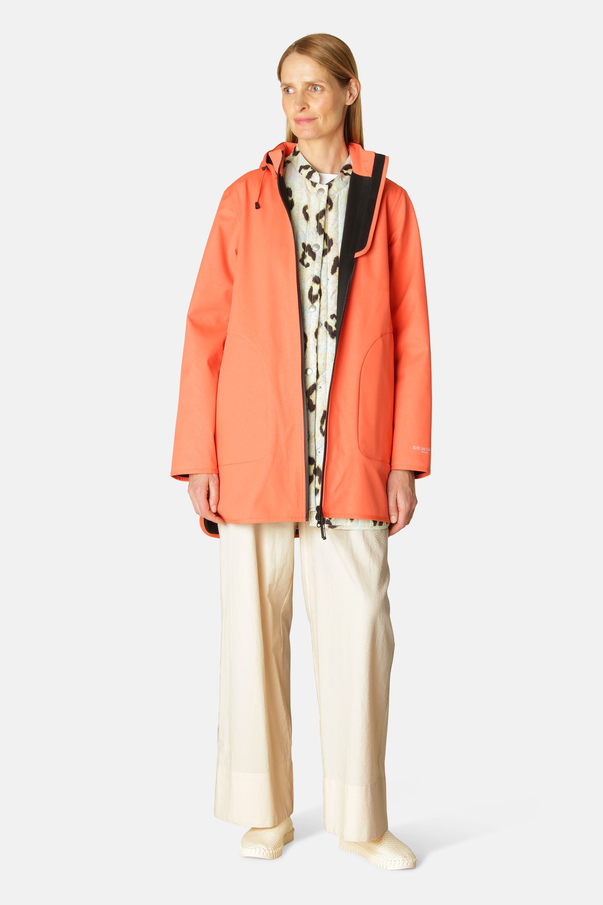 Softshell Regnjakke A-form - Hot Orange